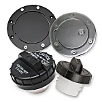 GAS CAPS, FUEL DOORS & COMPONENTS