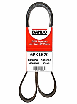 Bando® 6PK1670 Accessory Drive Belt